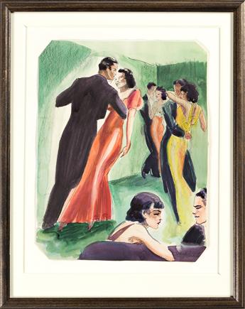 JAY PAUL JACKSON (1905-1954) Etta Moten Barnett with partner and other couples dancing